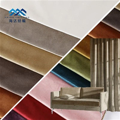 Tela de tapicería de terciopelo italiano